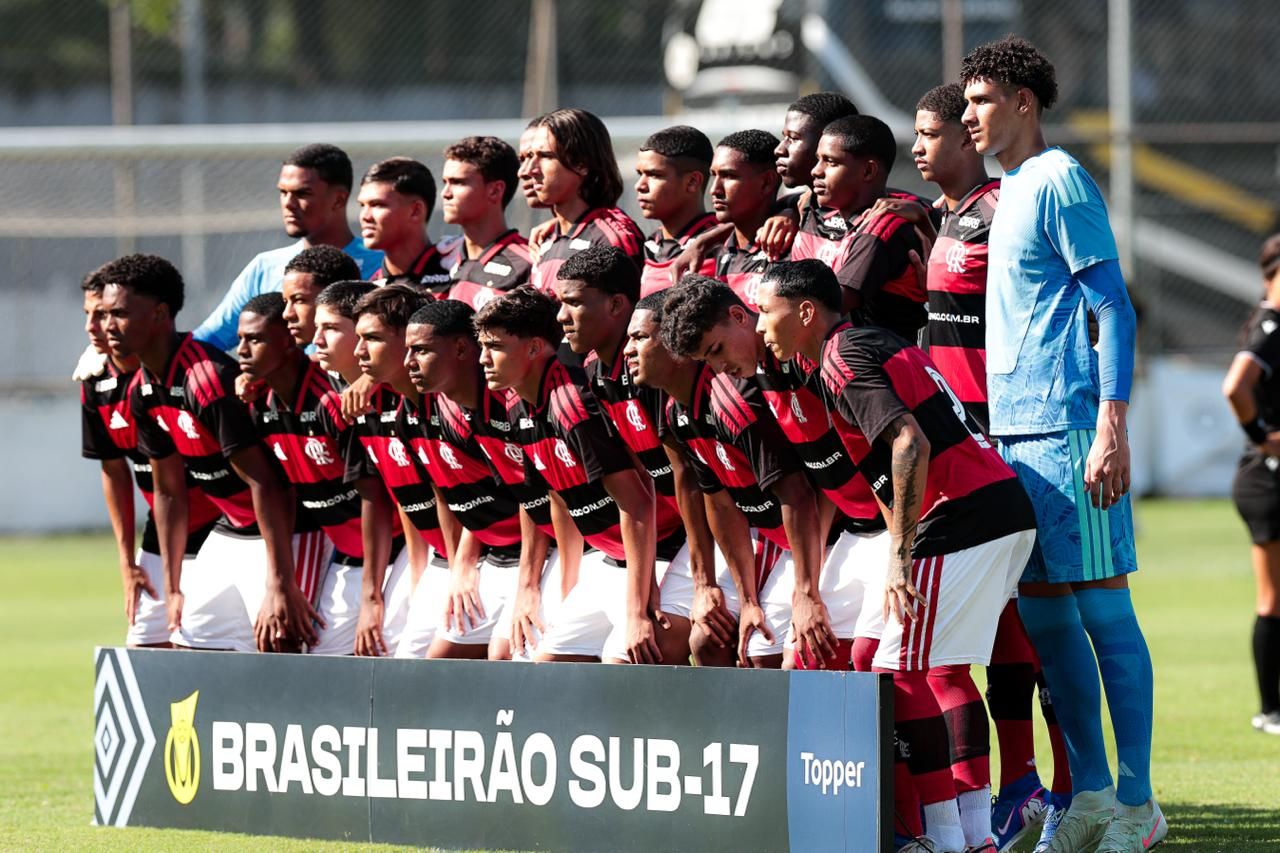 Na Copa Rio, Sub-17 e Sub-15 do Flamengo vencem o Sampaio Corrêa no Ninho do Urubu