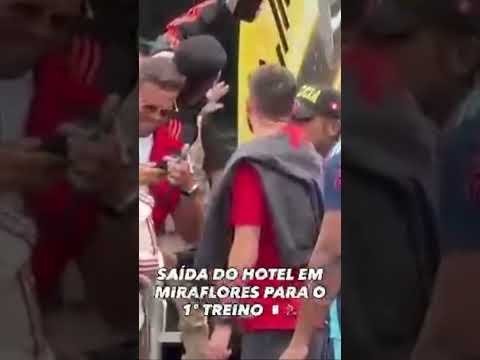 SAÍDA COMPLETA DOS JOGADORES DO MENGÃOPARA O PRIMEIRO DIA DE TREINO NO PERU!