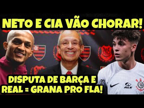 “VÃO FICAR REVOLTADOS”! BIDON BEM AVALIADO NO FLA! BARCELONA DISPUTA CONTRATAÇÃO DE WESLEY COM REAL!