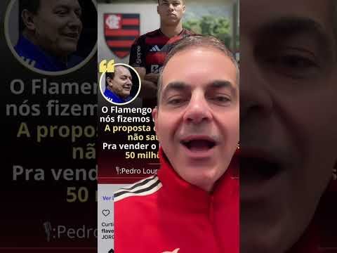 AO RESPONDER A PROPOSTA DO FLAMENGO, PEDRINHO COLOCOU UM PREÇO NO ATACANTE KAIO JORGE!