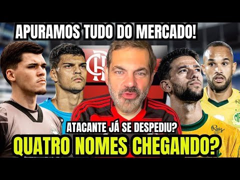 A VERDADE SOBRE SAÍDA DE ATACANTE! JÁ SE DESPEDIU? FLA AVANÇA POR GOLEIRO! ZAGUEIRO DO MIRASOL VEM?