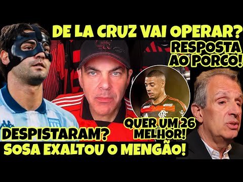 CIRURGIA? VARELA ABRE O JOGO SOBRE NICO! SOSA ABRE O CORAÇÃO PELO MENGÃO! GRAMADOS: RESPOSTA DO FLA!