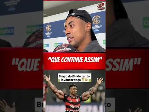 BRUNO HENRIQUE AFIRMA QUE SEU BRAÇO NÃO ESTÁ DOENDO DE TANTO LEVANTAR TAÇA!