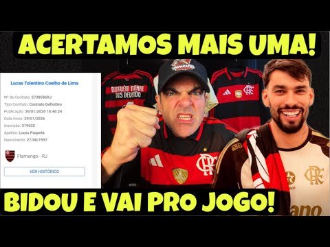 BIDOU DEMAIS! PAQUETÁ ENFRENTA O CORINTHIANS NA SUPERCOPA DOMINGO! AVISAMOS ANTES, QUE DARIA TEMPO!