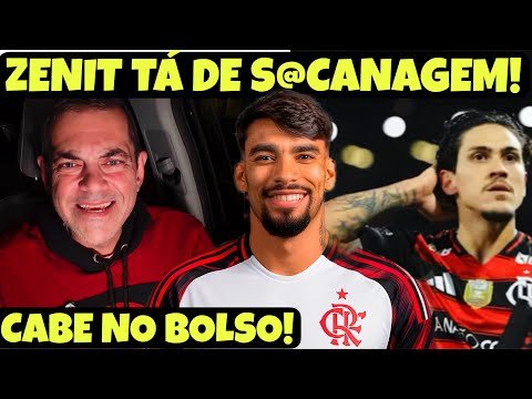 CABE NO BOLSO DO FLA! PAQUETÁ VENDIDO POR €29 MILHÕES! ZENIT QUER CONTRATAR PEDRO POR R6 MILHÕES!