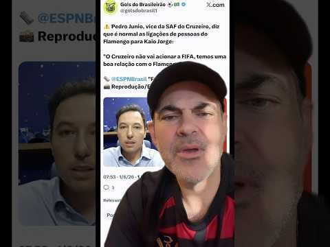VICE DA SAF DO CRUZEIRO REBATE FAKE NEWS QUE O CLUBE VAI ACIONAR O FLAMENGO NA FIFA! QUE VERGONHA!