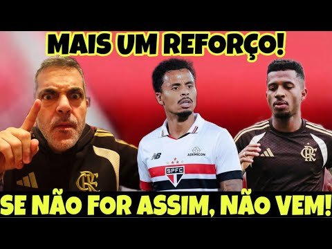 VAI FECHAR! SEGUNDO REFORÇO DO MENGÃO CHEGANDO E VOLANTE SAINDO! FILIPE DEFINE TUDO PARA A JANELA!