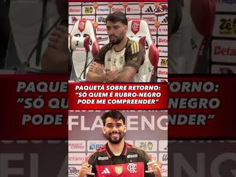 LUCAS PAQUETÁ FALA SOBRE RETORNO AO FLAMENGO USANDO TRECHO DE MUSICA DA TORCIDA!