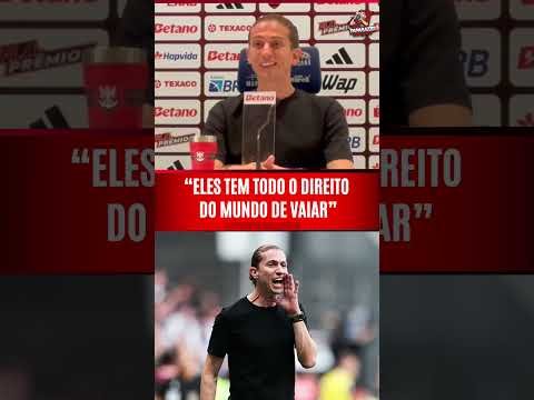FILIPE LUÍS COMENTA SOBRE A PRESSÃO NO CARGO E DESTACA QUE A TORCIDA TEM TOTAL DIREITO DE VAIAR!