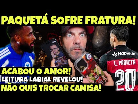 🚨PLANTÃO URGENTE‼️PAQUETÁ SOFRE FRATURA‼️🤬GERSON SE RECUSOU A TROCAR CAMISA COM EVERTTON ARAÚJO‼️
